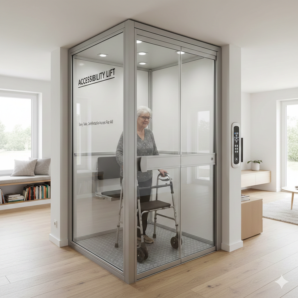 Accessibility Wheelchair Elevator - Triangle Clif Bangalore